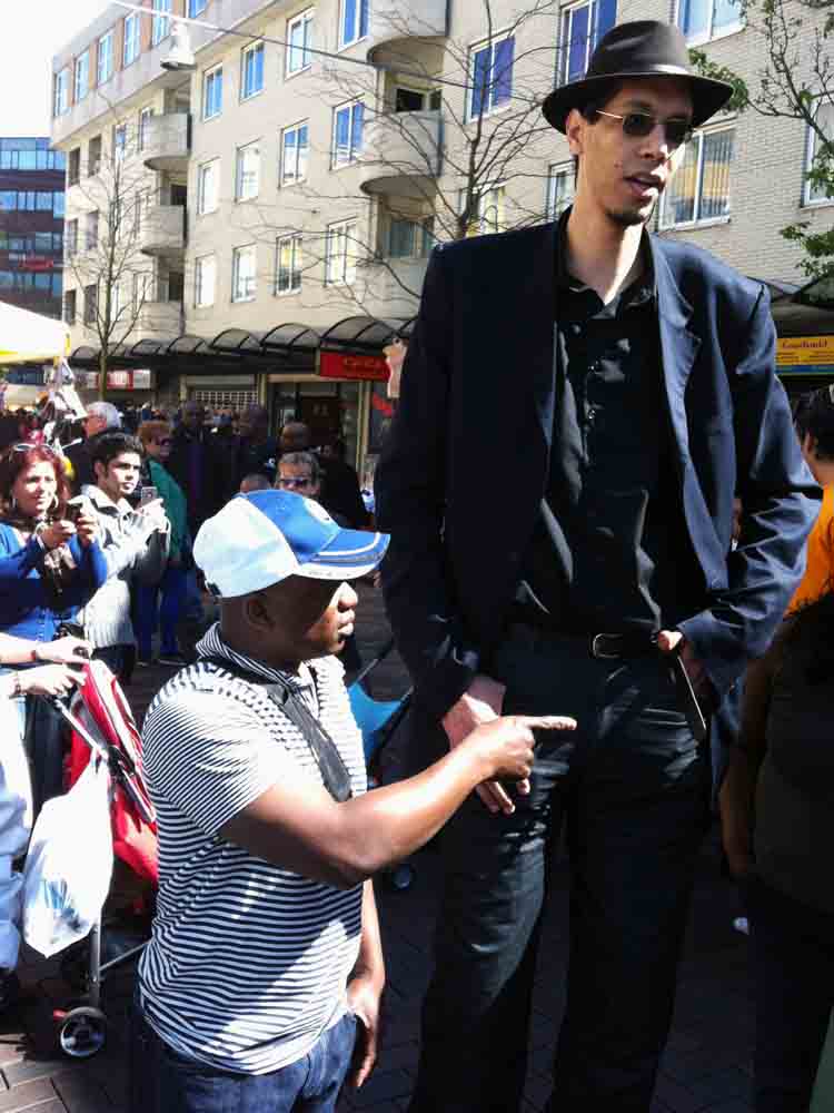 Brahim Takioullah (2nd Tallest Man in the World on a visit to Amsterdam Southeast Brahim Takioullah (2nd Tallest Man in the World on a visit to Amsterdam Southeast